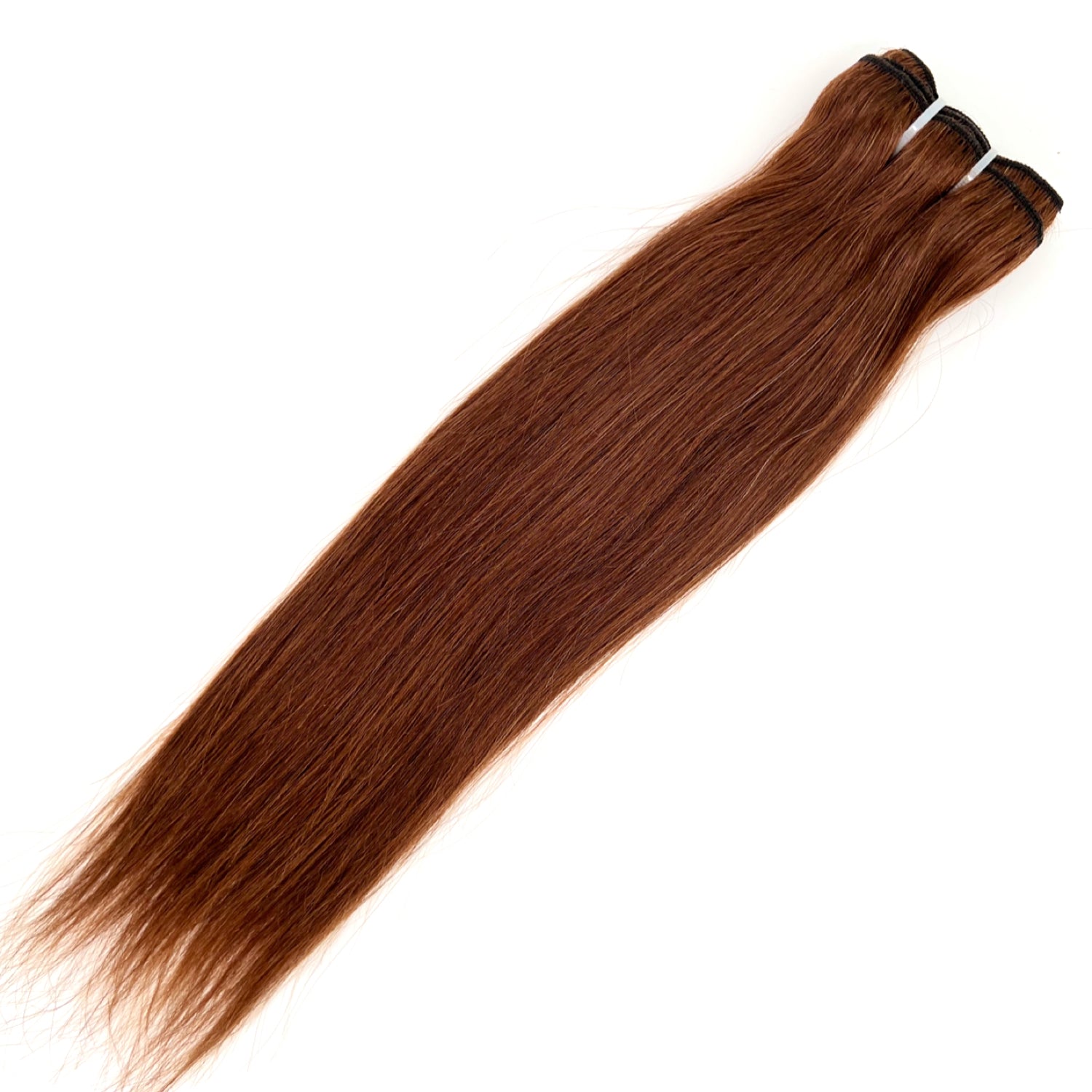 Hårträns (weft) #4 rödbrun