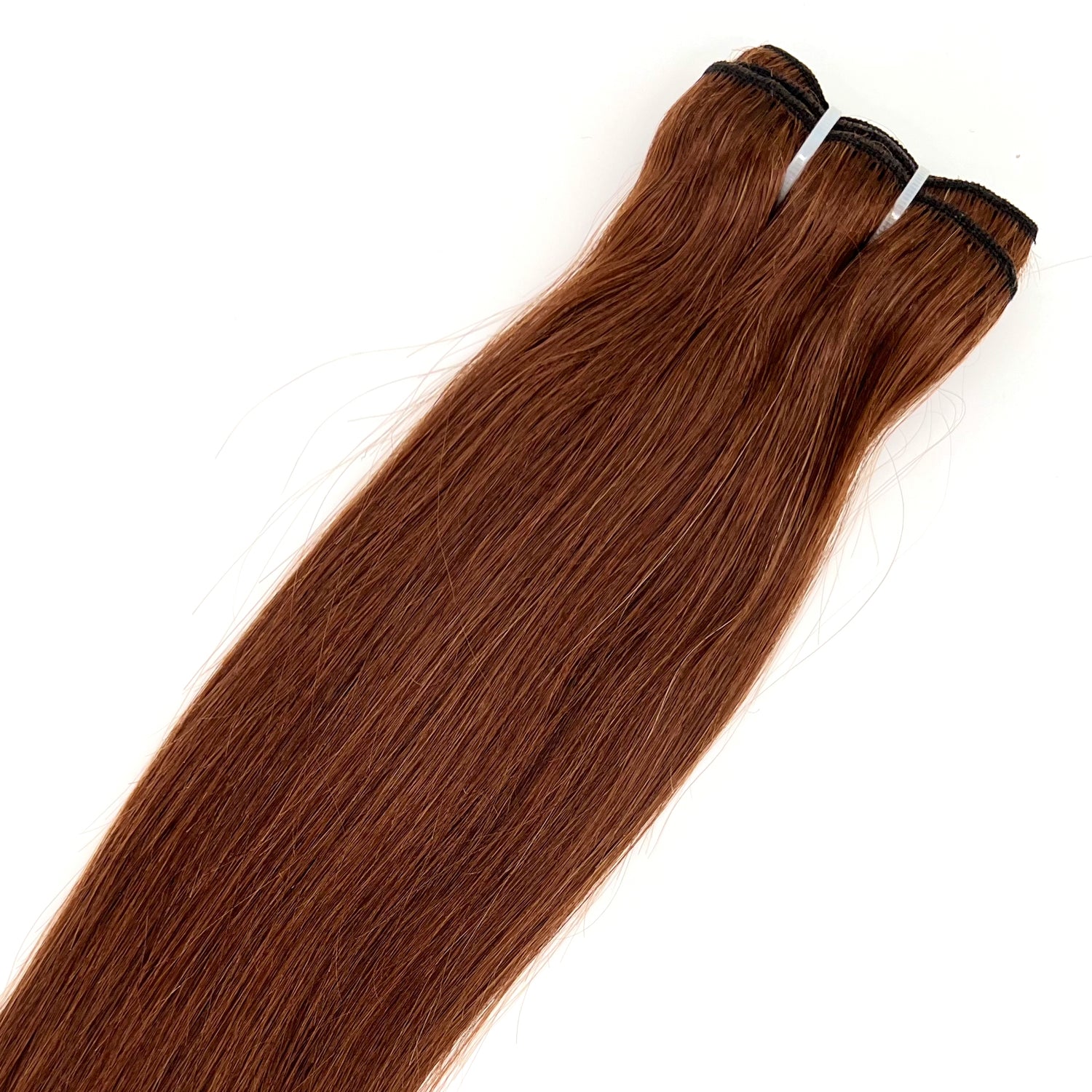 Hårträns (weft) #4 rödbrun