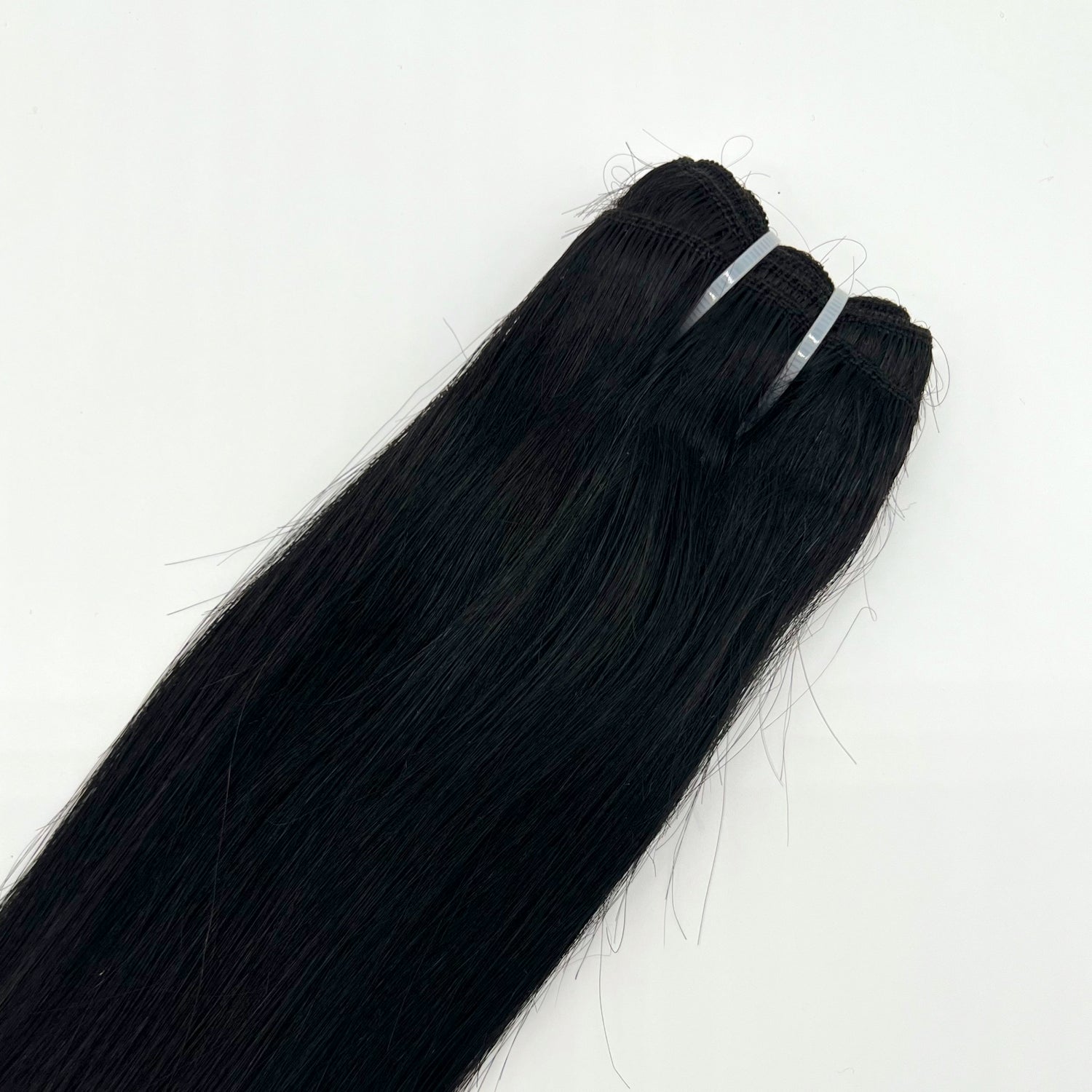Hårträns (weft) #1 kolsvart
