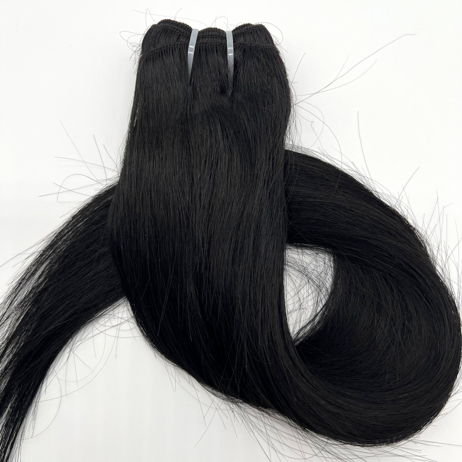 Hårträns (weft) #1 kolsvart
