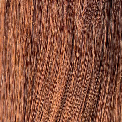 Clip on löshår hair extensions 8 delar äkta löshår- Brun #4 - Hair by Grace Store