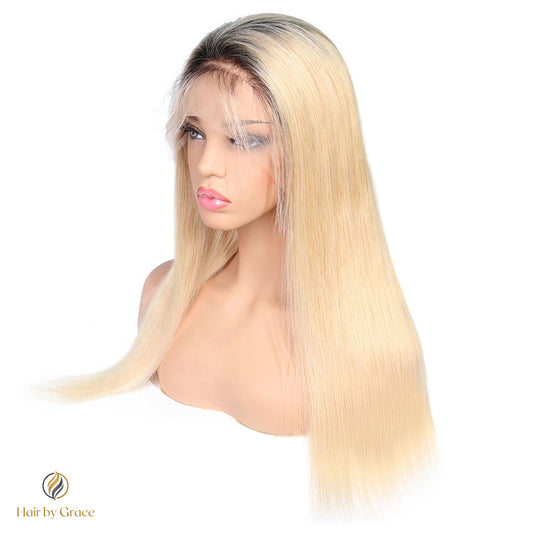 4x13 frontal lace ombre T1B/blond
